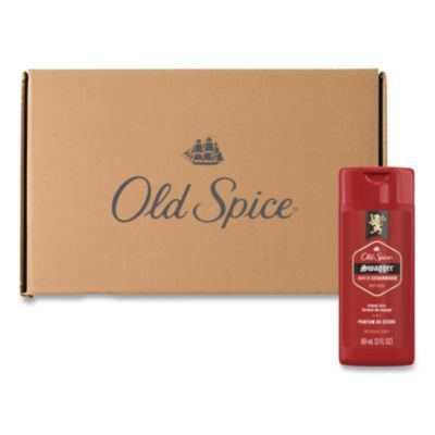 Red Zone Body Wash, Swagger/Cedarwood Scent, 3 oz, 24/Carton