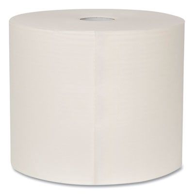 Heavy-Duty Cleaning Cloth, 1-Ply, 12.6" X 912.2 Ft, White