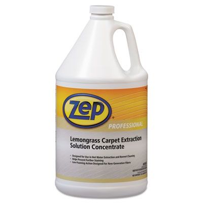 Carpet Extraction Cleaner, Lemongrass Scent, 1gal Bottle