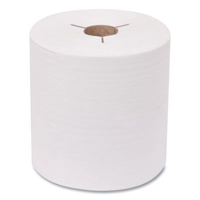 Advanced Hand Towel Roll, Notched, 1-Ply, 8" x 800 ft, White, 6 Rolls/Carton