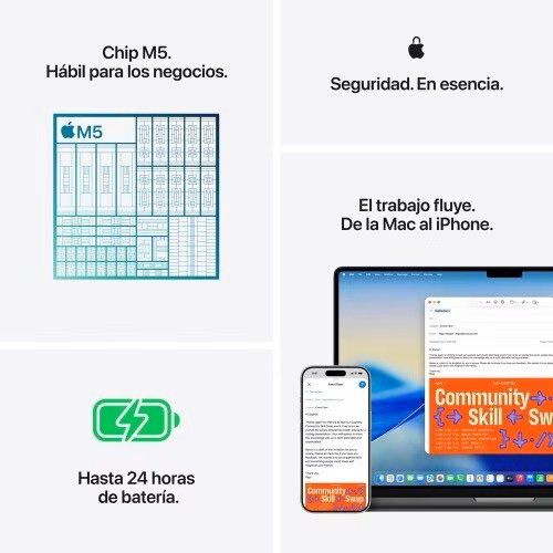 Apple MacBook Pro MDE04E/A 36.1cm (14.2") - 120Hz - Apple M5 - 16GB - 512GB SSD