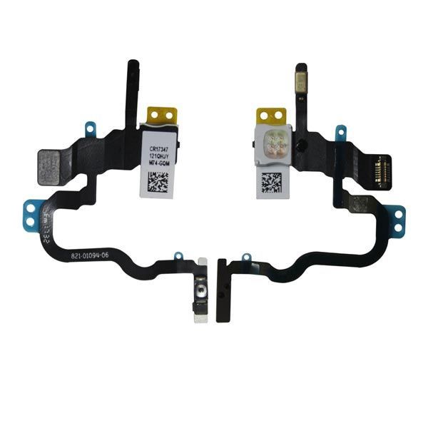 iPhone X Power Button, Camera Flash LED, Noise Reduction Mic Flex Cable