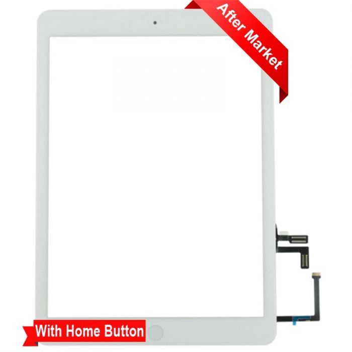iPad Air Full Assembly Digitizer with Adhesive and Home Button (White)
