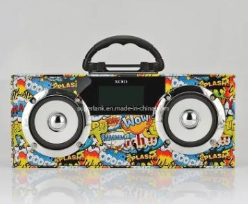 XC013 wood grain SPEAKER (speaker) BT/USB/TF/FM/AUX function