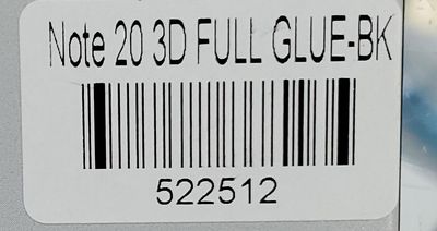 CASE FRIENDLY I GLASS FULL GLUE FOR SAMSUNG S20 TO NOTE 20 ULTRA FINGER PRINT