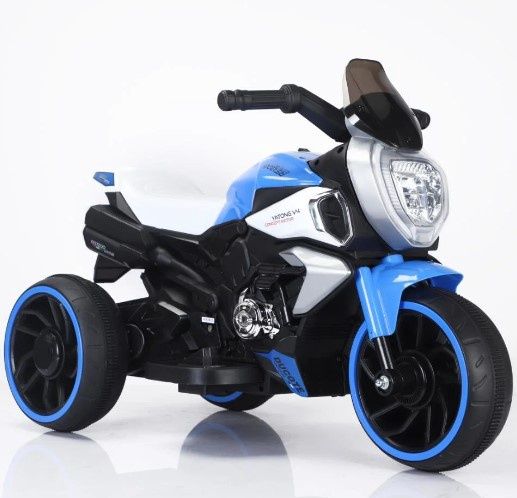 Dual wheel drive 380 motor toy three wheeled electric motorcycle