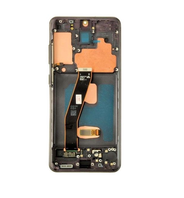 SAMSUNG GALAXY S20 LCD AFTER MARKET (IS) WITH FRAME BLACK G980F (NON-VERIZON FRAME)
