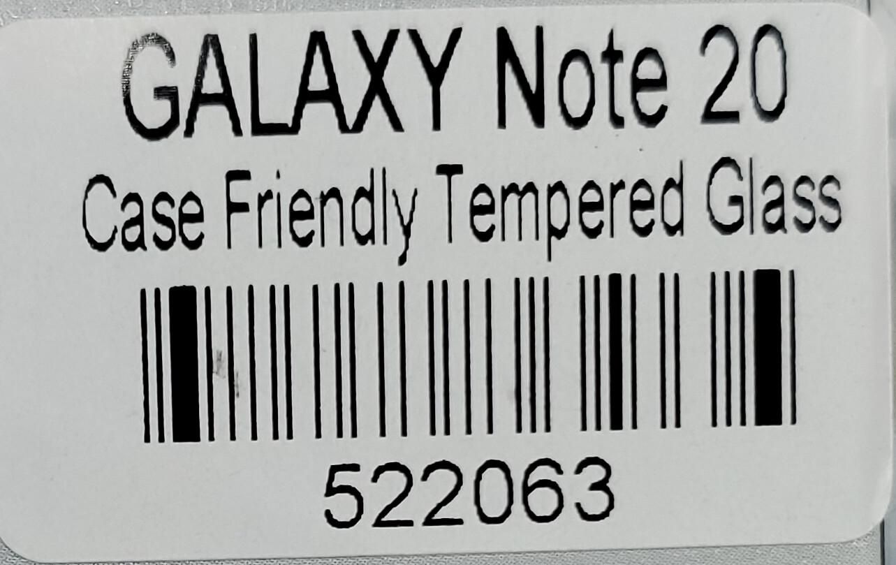 CASE FRIENDLY I GLASS TEMPERED GLASS FOR SAMSUNG S20 TO NOTE 20 ULTRA REGULAR FINGER PRINT