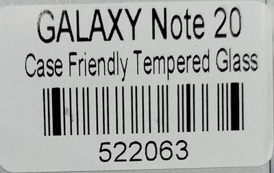CASE FRIENDLY I GLASS TEMPERED GLASS FOR SAMSUNG S20 TO NOTE 20 ULTRA REGULAR FINGER PRINT