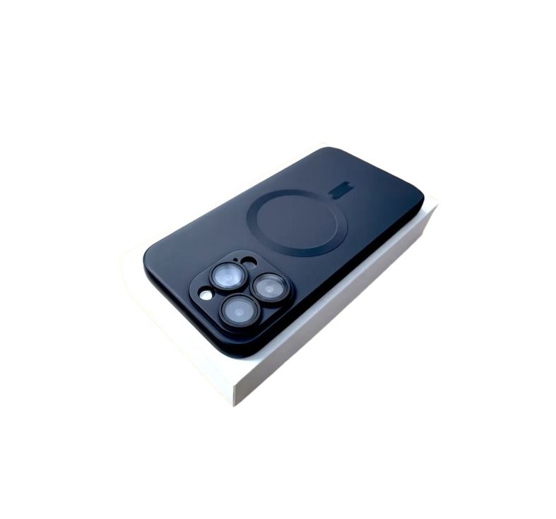 Magsafe Magnetic Lens Film Case for Iphone 16- Black