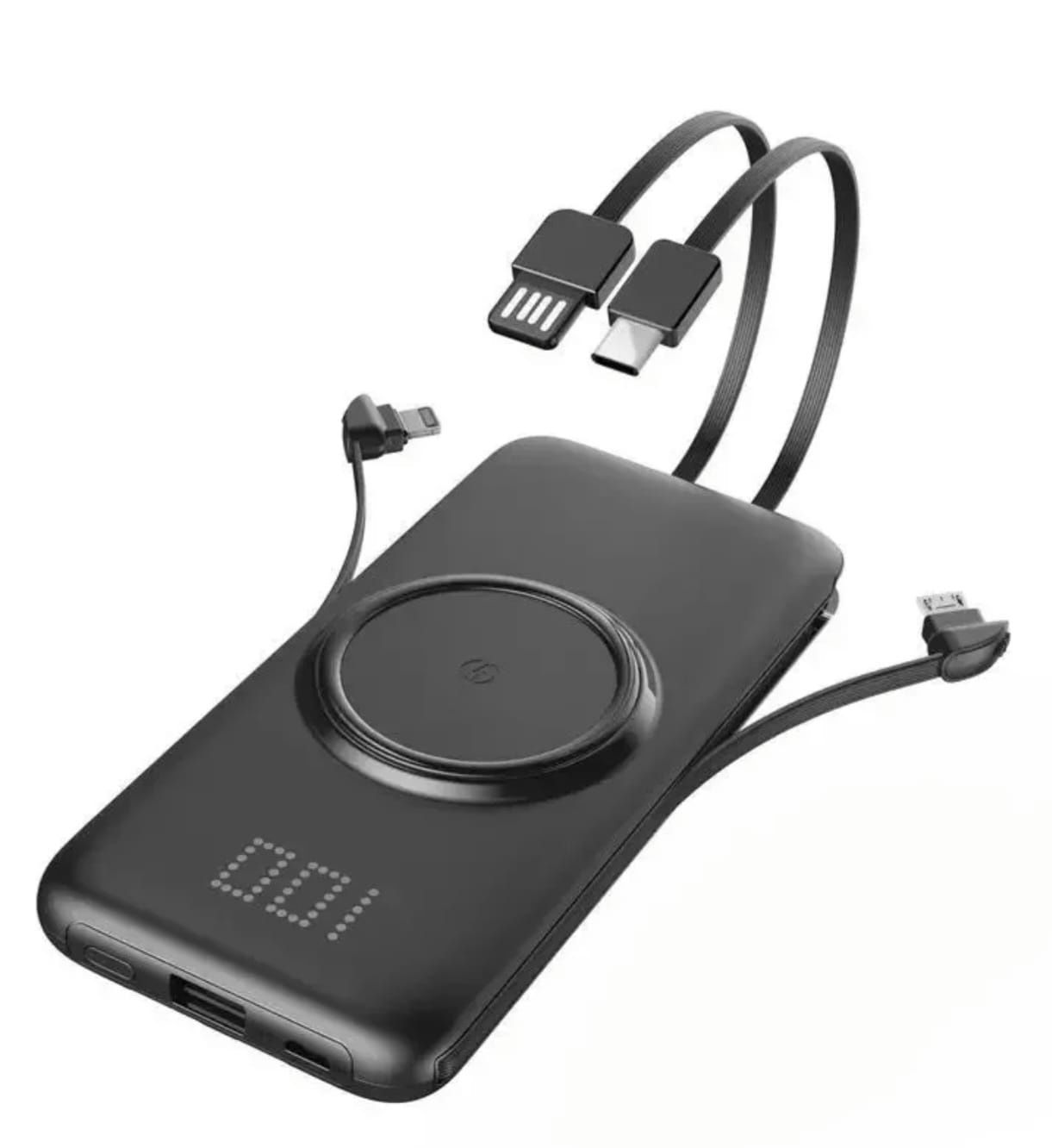 P1 POWER BANK WITH BRACKET AND WIRELESS CHARGER 10000Mah