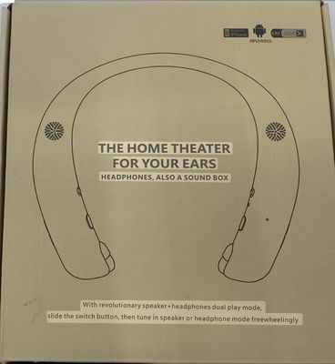 HOME THEATER BLUETOOTH WIRELESS HEADPHONES WITH SOUND BOX