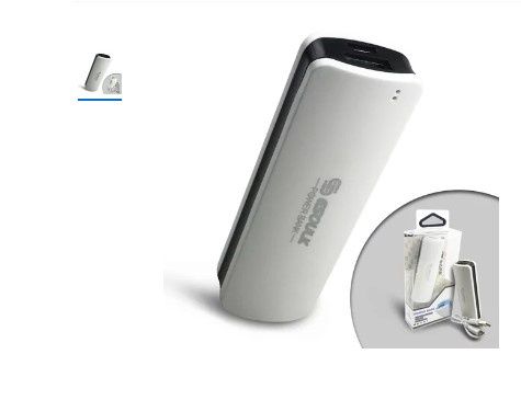 PKG 2600 mAh USB Powerbank Plastic Black