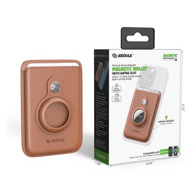 MAGNETIC WALLET WITH AIRTAG SLOT (12/48)Item: EK-3006BN