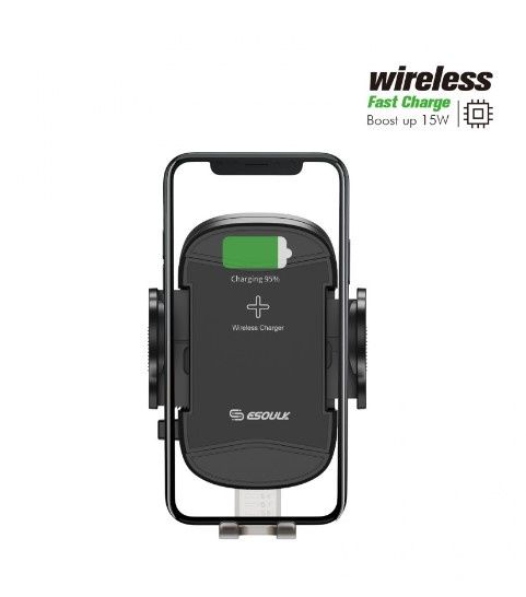 EH39BK 15W Wireless Charging Air Vent Car Holder