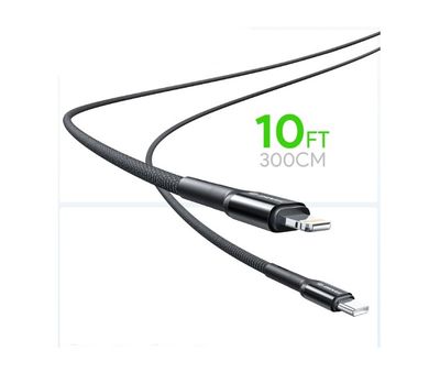 EC51-CC-BK 10FT FAST CHARGING CABLE C TO C