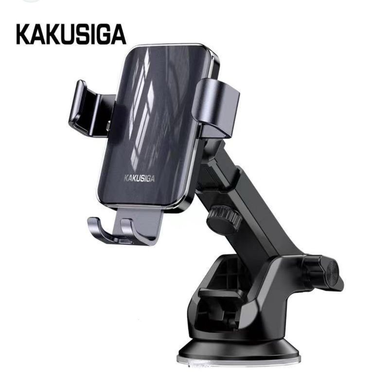 KSC-1498 Car Suction Cup Telescopic Phone Holder-Black