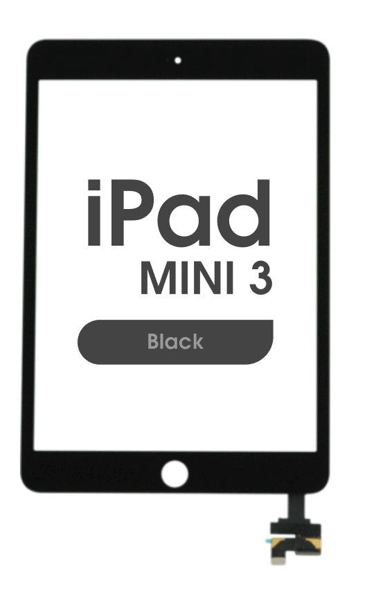 iPad Mini 3 Full Assembly Digitizer with Adhesive (Black)