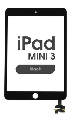 iPad Mini 3 Full Assembly Digitizer with Adhesive (Black)