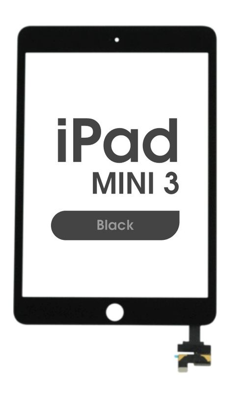 iPad Mini 3 Full Assembly Digitizer with Adhesive (Black)