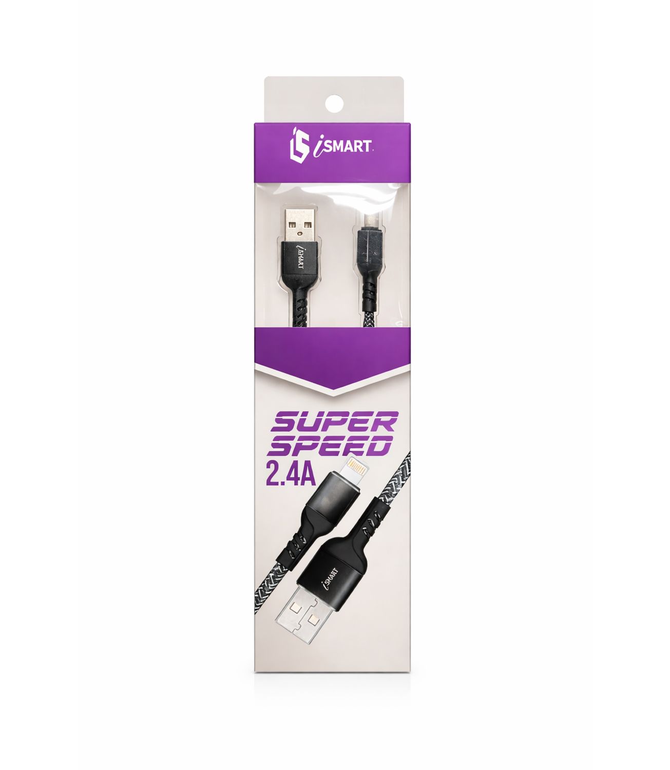 ISMART SUPER SPEED 2.4A CABLE FOR IPHONE  214