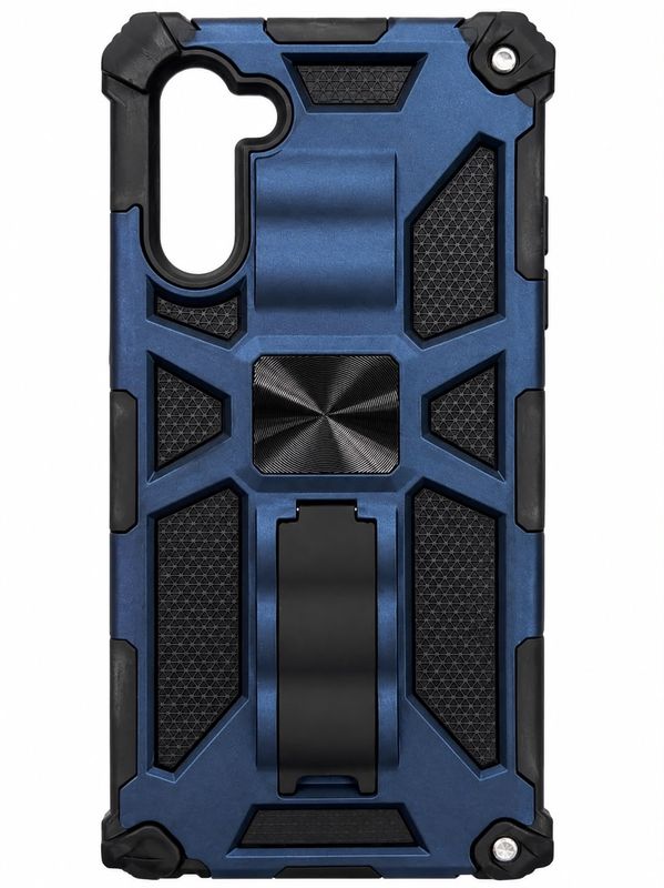 Machine Magnetic Kickstand Case Cover For Samsung Galaxy Note 10 - Dark Blue