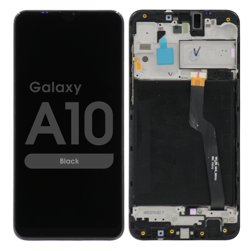 SAMSUNG A10 LCD WITH FRAME BLACK