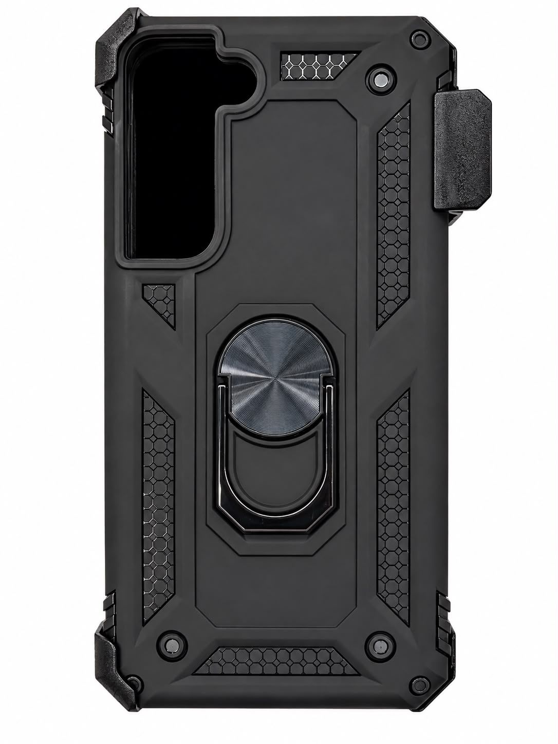 Holster Magnetic Ringstand Clip Cover Case For Samsung Galaxy S22- Black