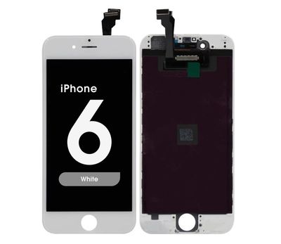 iPhone 6G LCD Digitizer Assembly AMP QUALITY LCD (White)