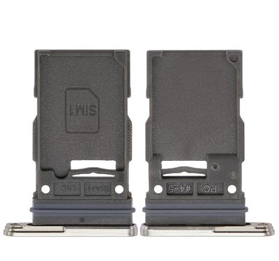 Single Sim Card Tray Compatible For Samsung Galaxy S23 Ultra 5G (Cream)