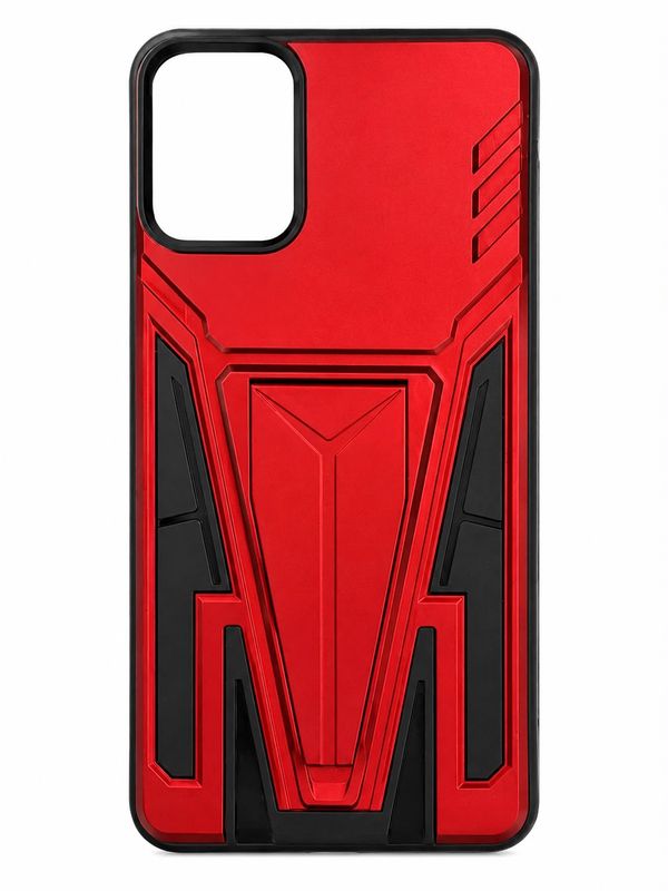 Alien Design Shockproof Kickstand Magnetic Hybrid Case for Motorola G POWER 5G 2023  - Red