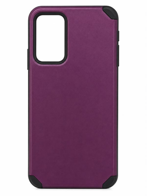 Tough Strong Hybrid (Magnet Mount Friendly) Case for Motorola G POWER 5G 2023  - Dark Purple