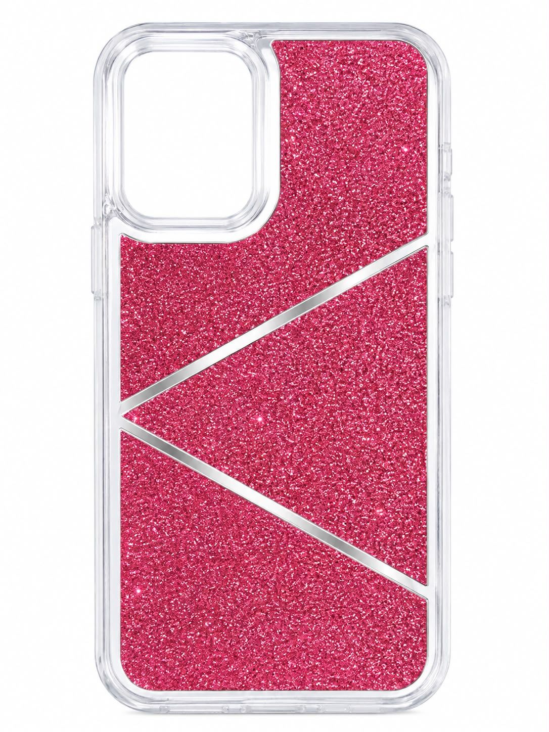Sparkle Glitter Hybrid Case for Motorola G POWER 5G 2023 - Hot Pink