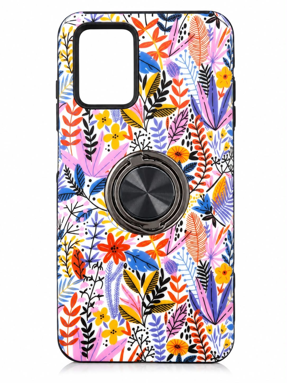 Sketch Design Hybrid Magnetic Ring Sand Case for Motorola G POWER 5G 2023 -