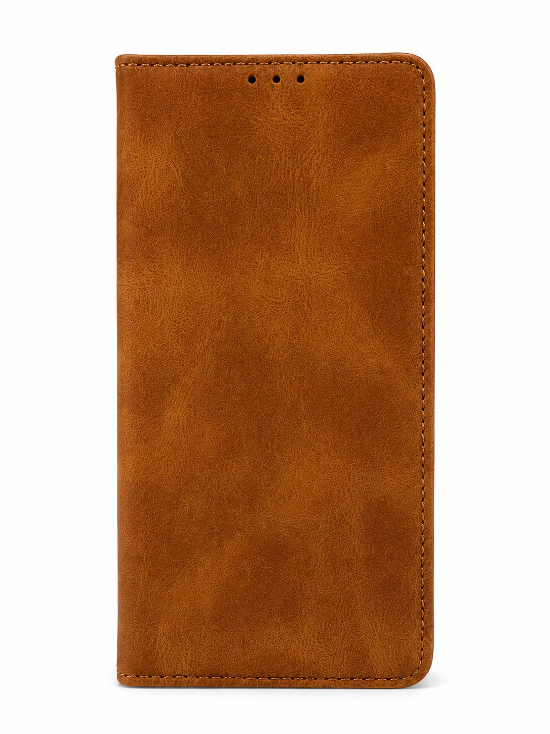 Wallet Premium PU Vegan Leather ID Card Money Holder with Magnetic Closure for Google Pixel 8 Pro 5G - Brown