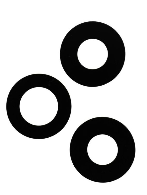 BACK CAMERA LENS (GLASS ONLY) WITH ADHESIVE COMPATIBLE FOR IPHONE 13 PRO / 13 PRO MAX (3 PIECE SET) (REAL SAPPHIRE) (PREMIUM)