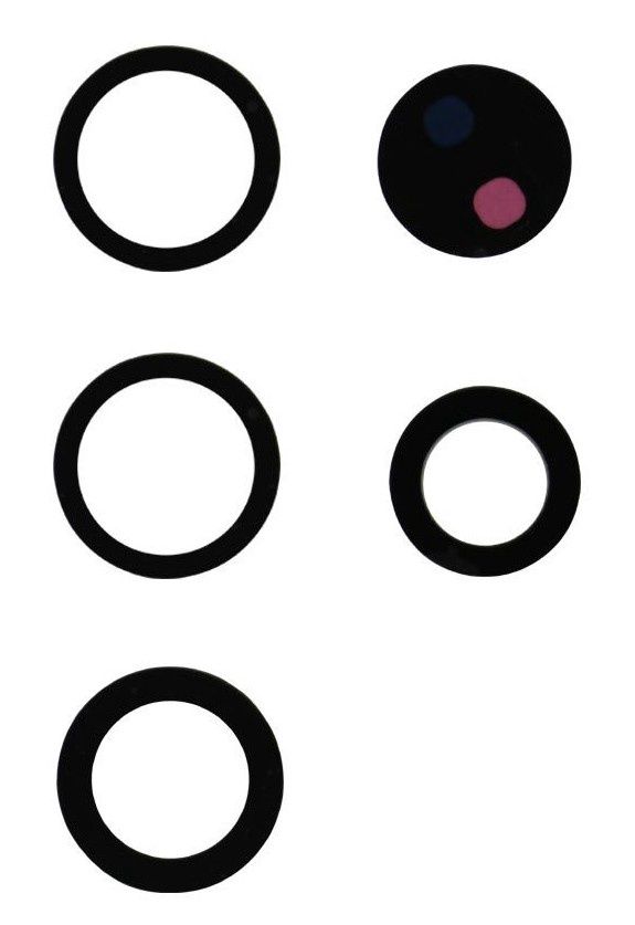 Samsung Galaxy S23 Ultra 5G (Black) Back Camera Lens (Glass Only) With Adhesive (10 Pack)