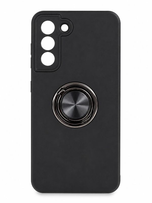 CHIEF Oil Painted Magnetic Ring Stand Hybrid Case Cover s-21 - Black
