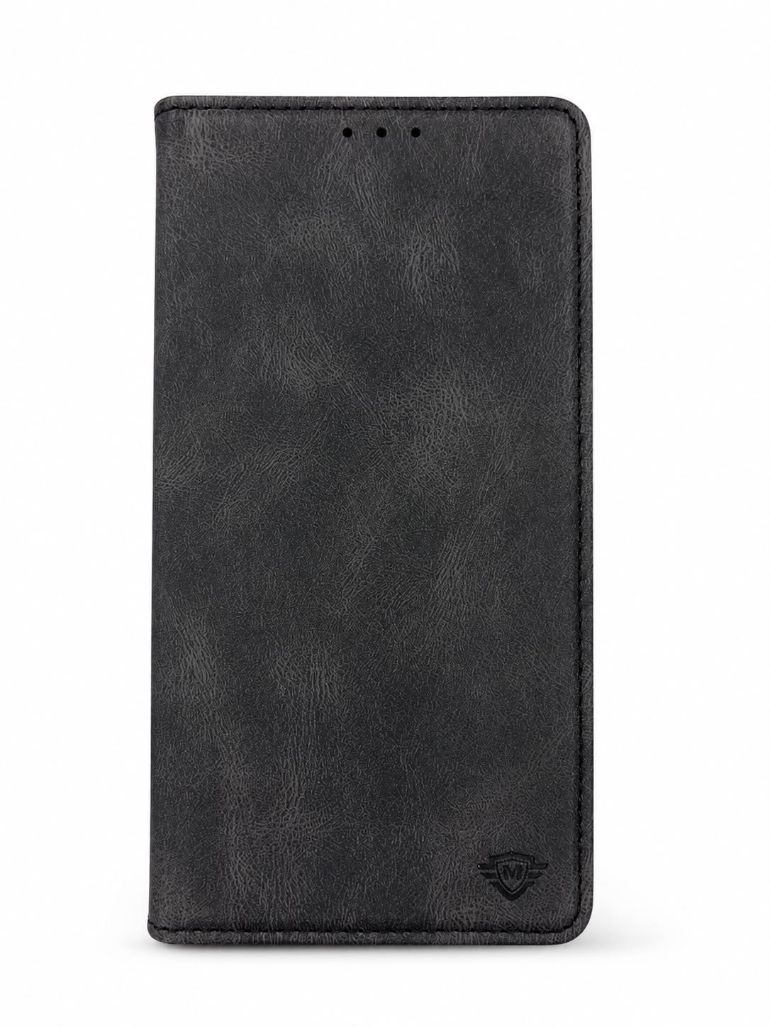 METKASE Wallet PU Vegan Leather ID Card Money Holder with Magnetic Closure in Slide-Out Package For iPhone 15 Plus- Black