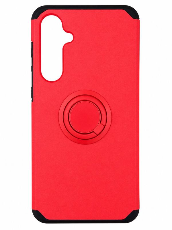 Tough Strong Hybrid With Ring Stand Case Cover A35 5G - Red