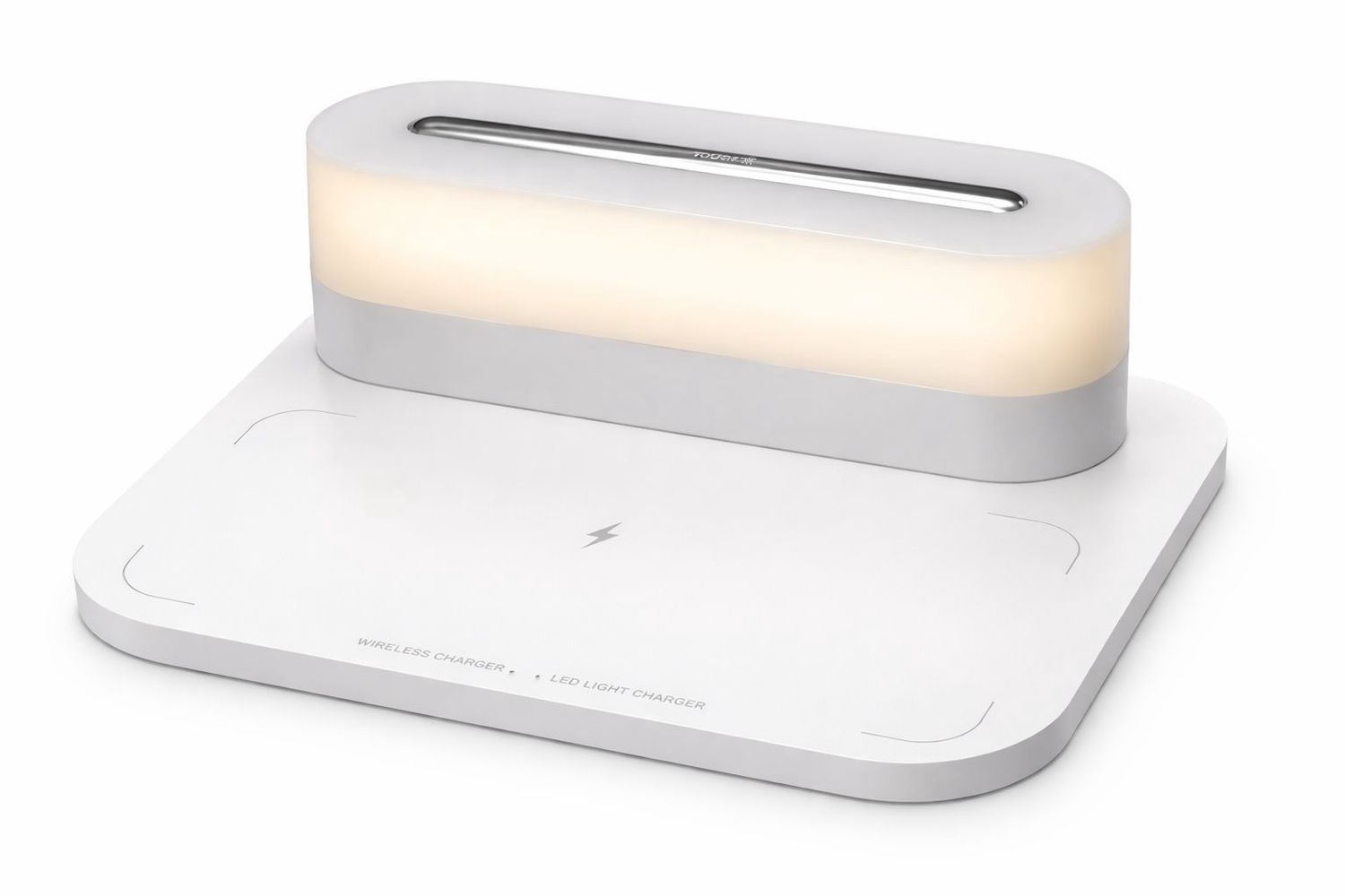 S26-L Wireless Charger With LED Lamp - White
