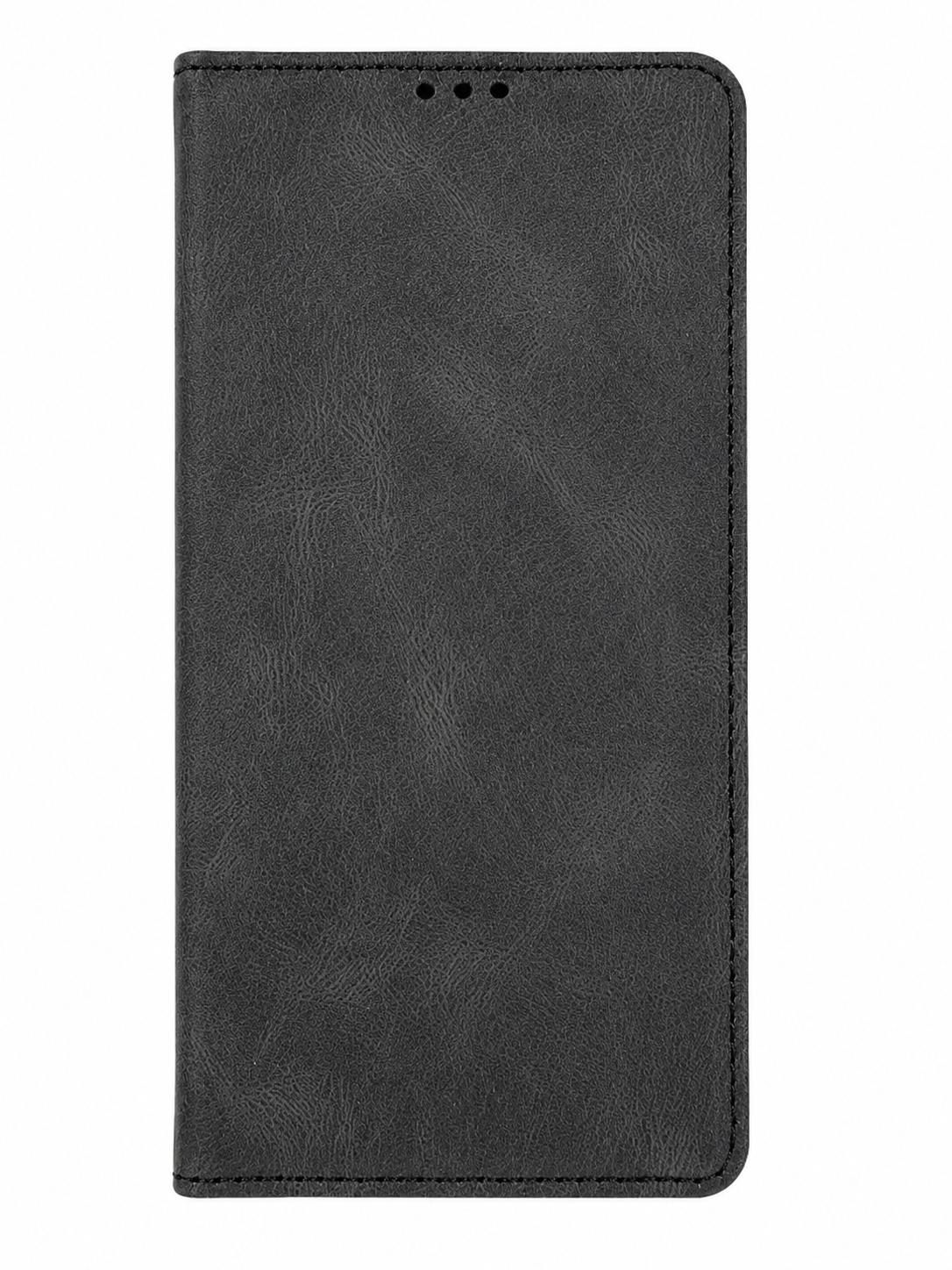 Wallet PU Vegan Leather ID Card Money Holder with Magnetic Closure in Slide-Out Package A35 5G - Black