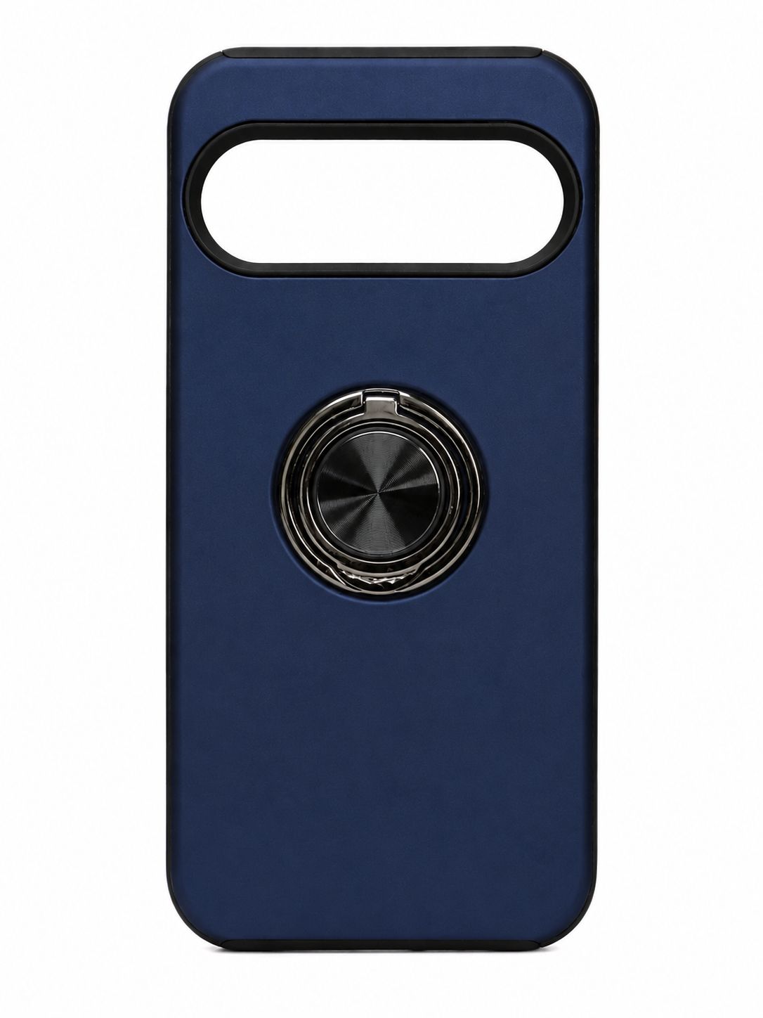 Chief Oil Painted Magnetic Ring Stand Hybrid Case Cover for Google Pixel 9 Pro XL 6.8 inch - Dark Blue