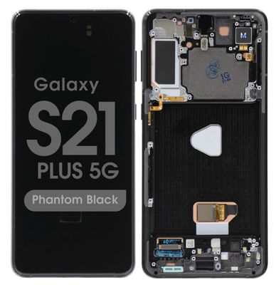 S21 Plus 5G (Black) With Frame, SOFT