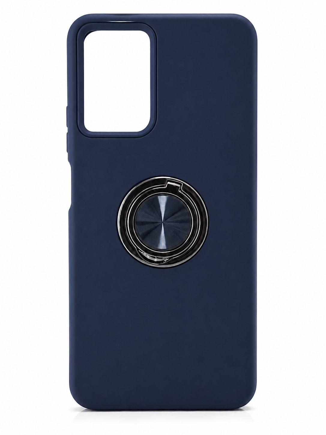Chief Oil Painted Magnetic Ring Stand Hybrid Case Cover for Motorola Moto G 5G 2024 - Dark Blue