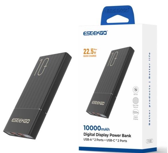 ESEEKGO P-10B PD20W+22.5W 10000mAh Power Bank S179L