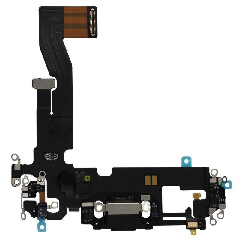 IPhone 12 / 12 Pro (Used OEM Pull) (Graphite) Charging Port Flex Cable
