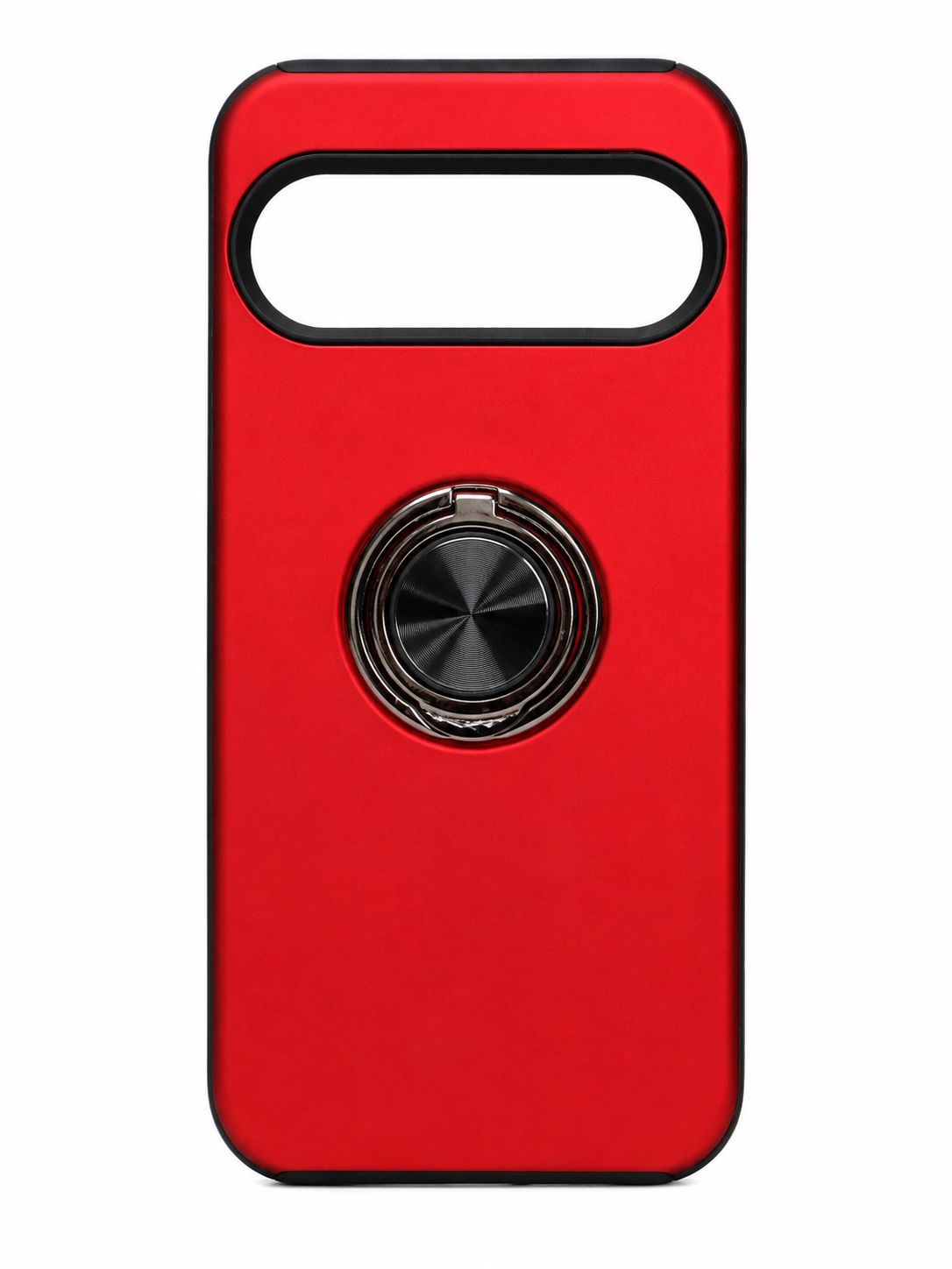 Chief Oil Painted Magnetic Ring Stand Hybrid Case Cover for Google Pixel 9 Pro 6.8 inch - Red