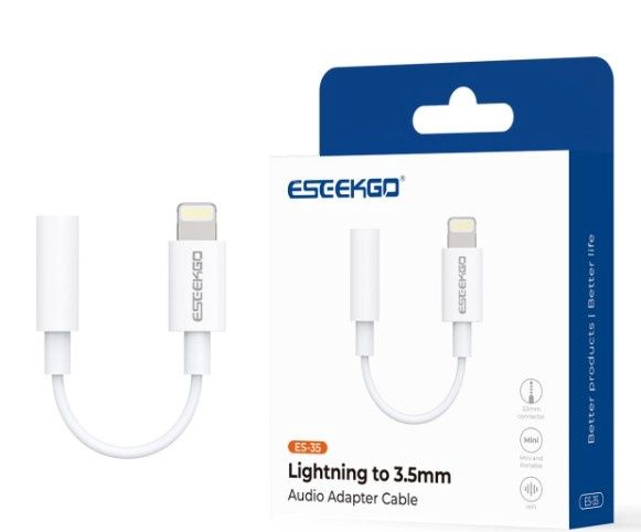 ESEEKGO ES-35  Lightning to 3.5mm Audio Adapter