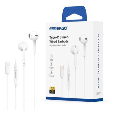 ESEEKGO E-20C Type-C Stereo Wired Earbuds